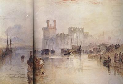 Caernarvon Castle,Wales (mk31), Joseph Mallord William Turner
